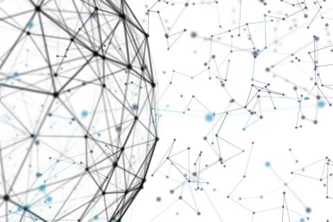 Fantasy abstract technology and engineering background 库存插图