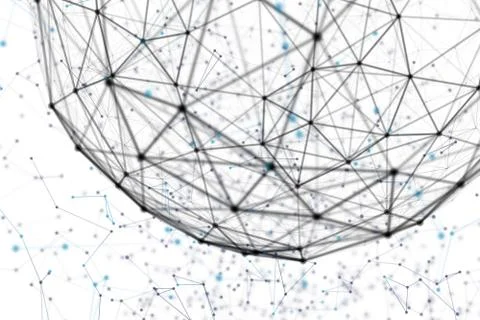 Fantasy abstract technology and engineering background Stock Illustration