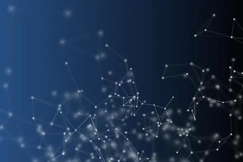 Fantasy abstract technology and engineering background Illustrazione stock