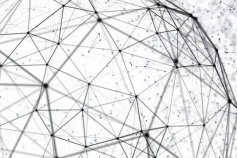 Fantasy abstract technology and engineering background Illustrazione stock