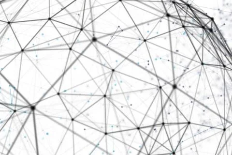 Fantasy abstract technology and engineering background 库存插图