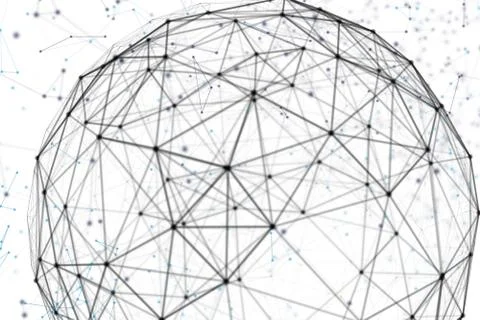 Fantasy abstract technology and engineering background Stock Illustration