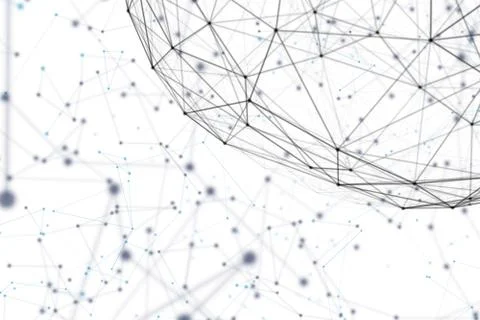 Fantasy abstract technology and engineering background 库存插图