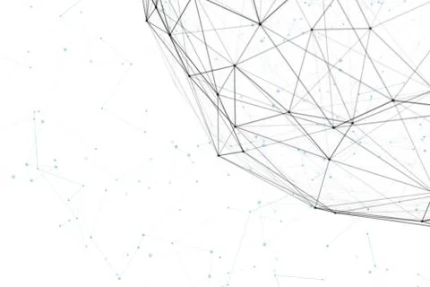 Fantasy abstract technology and engineering background Illustrazione stock