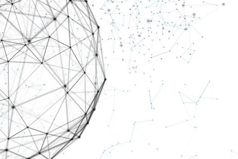 Fantasy abstract technology and engineering background Illustrazione stock