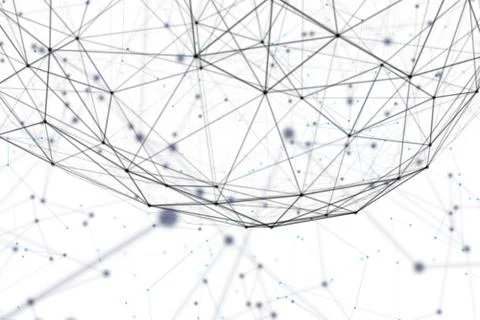 Fantasy abstract technology and engineering background Illustrazione stock