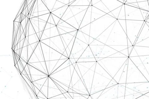 Fantasy abstract technology and engineering background Illustrazione stock