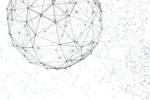 Fantasy abstract technology and engineering background Stock Illustration