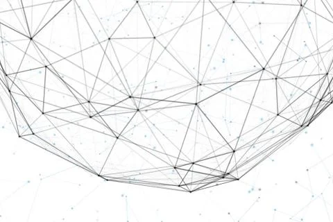 Fantasy abstract technology and engineering background Illustrazione stock