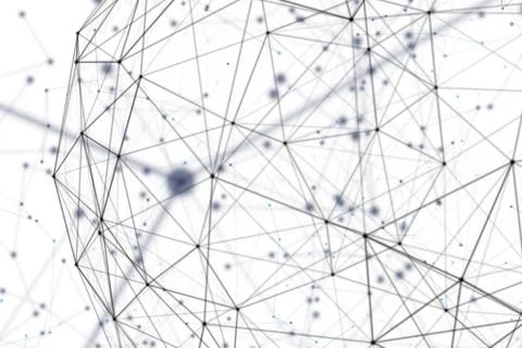 Fantasy abstract technology and engineering background Illustrazione stock