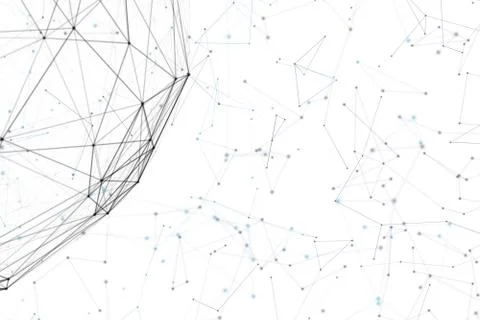 Fantasy abstract technology and engineering background Illustrazione stock