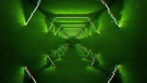 Fantasy advertising for game screen. Technology concept of vhs design. Music Stock Illustration