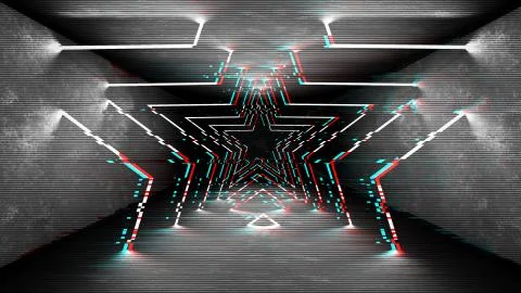 Fantasy advertising for game screen. Technology concept of vhs design. Music Stock-Illustration