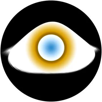Fantasy alien eye or spaceship Stock Illustration
