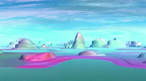 Fantasy alien planet 스톡 동영상 42873402