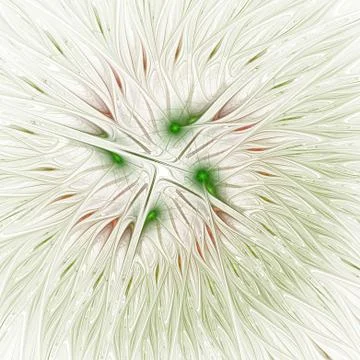 Fantasy artistic flower with lighting effect. イラスト素材