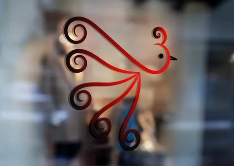 Fantasy bird logo Stock Illustration