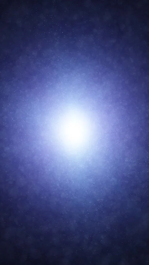 Fantasy blue lights with dust from particles loop animation Stock Footage 341604572