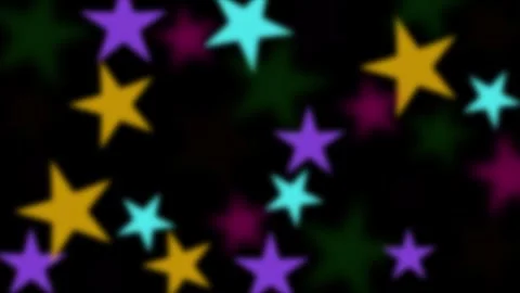 Fantasy Blurred Stars Motion Background Aesthetic Animation Stock Footage 323452267