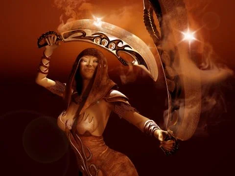 Fantasy character wizard Stock-Illustration