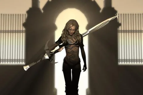 Fantasy character wizard Stock-Illustration