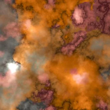 Fantasy clouds or nebulae background. Stock Illustration