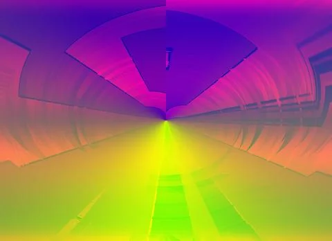 Fantasy color blends bright light Stock Illustration