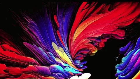 Fantasy color explosion 스톡 동영상 307710158