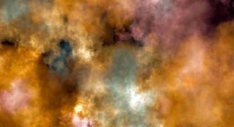 Fantasy colorful clouds background. Stock Illustration
