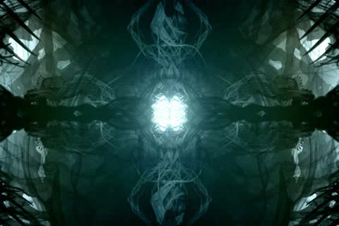 Fantasy Depth Of Green With Alien Creatures 스톡 동영상 25101633