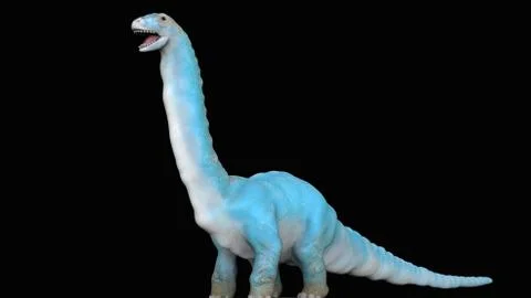 Fantasy dinosaur is smiling on a black background Ilustración de archivo