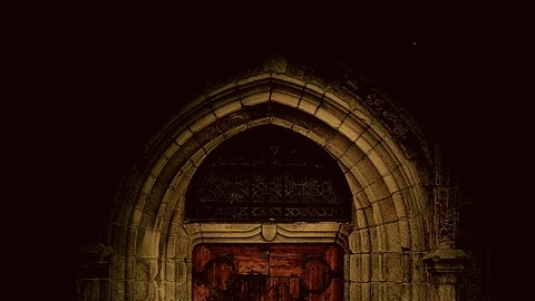 Fantasy Door Stockbeeldmateriaal 92584817