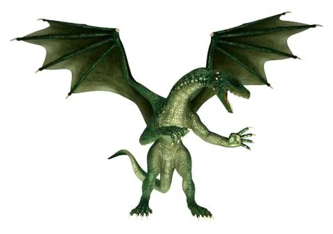Fantasy Dragon Stock Illustration