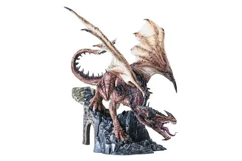 Fantasy  dragon on isolated background Stock Photos