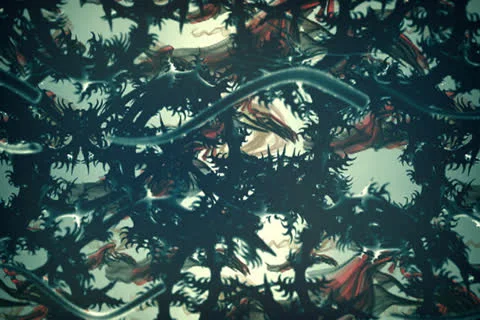 Fantasy Dream With Alien Creatures 스톡 동영상 25099797