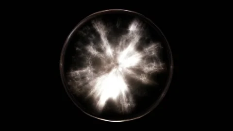 Fantasy effects within a crystal ball 스톡 동영상 199121698