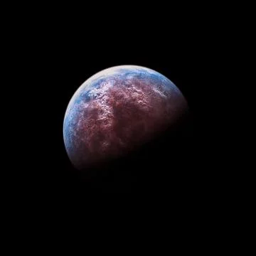 Fantasy Exo Planet Stock Illustration