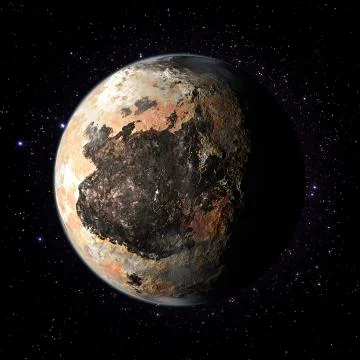 Fantasy Exo Planet Stock Illustration