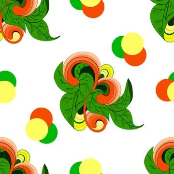 Fantasy floral Illustrazione stock