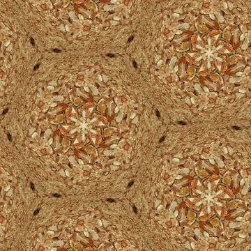 Fantasy floral pattern design for wrapping paper, fabric, wall mat printing Stock Illustration