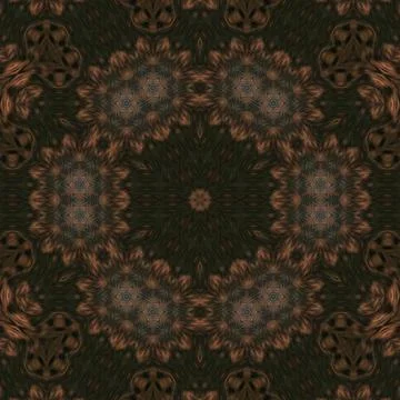 Fantasy floral pattern design for wrapping paper, fabric, wall mat printing Illustrazione stock