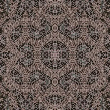 Fantasy floral pattern design for wrapping paper, fabric, wall mat printing Stockillustratie