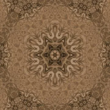 Fantasy floral pattern design for wrapping paper, fabric, wall mat printing Illustrazione stock