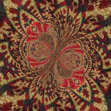 Fantasy floral pattern design for wrapping paper, fabric, wall mat printing Stock Illustration