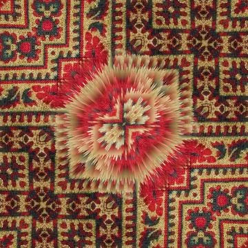 Fantasy floral pattern design for wrapping paper, fabric, wall mat printing 스톡 일러스트