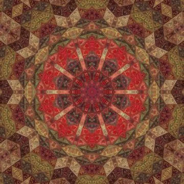 Fantasy floral pattern design for wrapping paper, fabric, wall mat printing Illustrazione stock