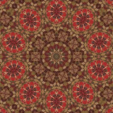 Fantasy floral pattern design for wrapping paper, fabric, wall mat printing Illustrazione stock