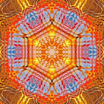 Fantasy floral pattern design for wrapping paper, fabric, wall mat printing イラスト素材