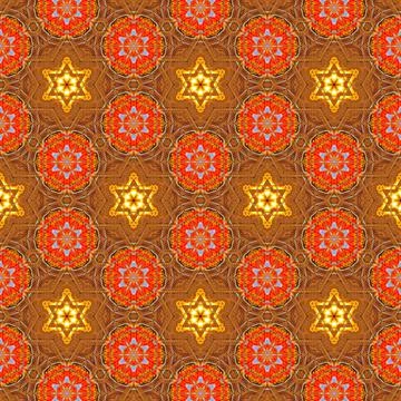 Fantasy floral pattern design for wrapping paper, fabric, wall mat printing Illustrazione stock