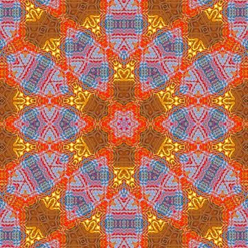 Fantasy floral pattern design for wrapping paper, fabric, wall mat printing Stock Illustration